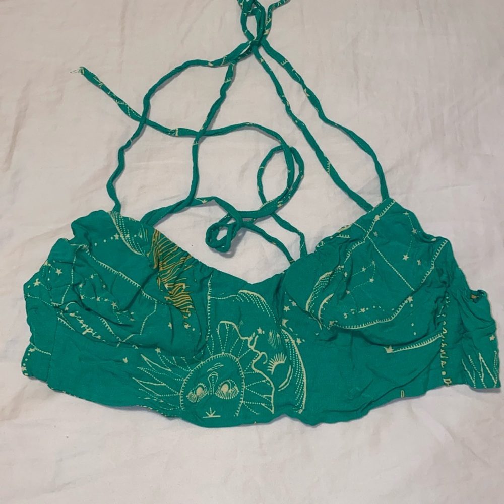 Green Bralette Hand Made from Brazil